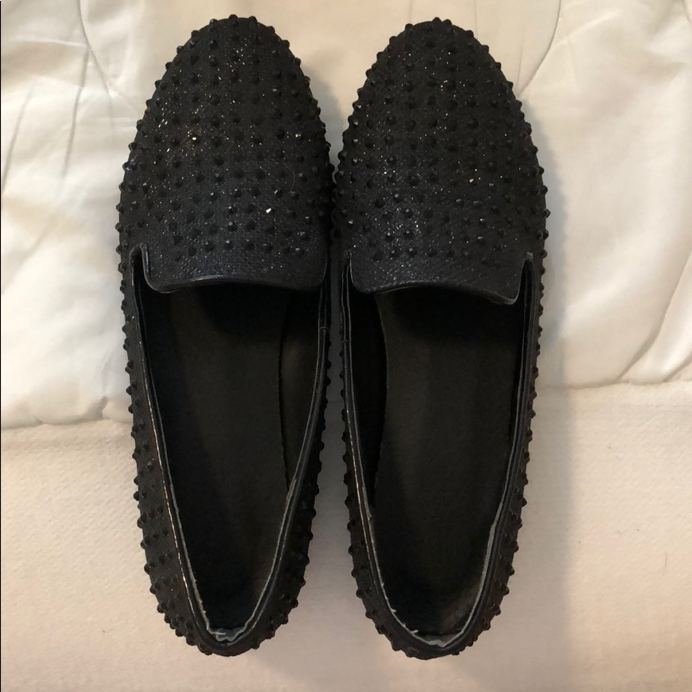 COPY - New Black studded loafers